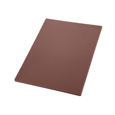 Winco Polyethylene Cutting Board 1/2 H x 18 W x 24 Brown