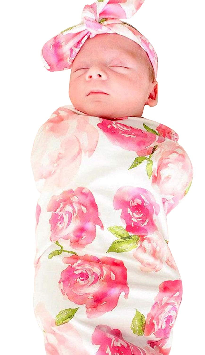 receiving blanket and headband