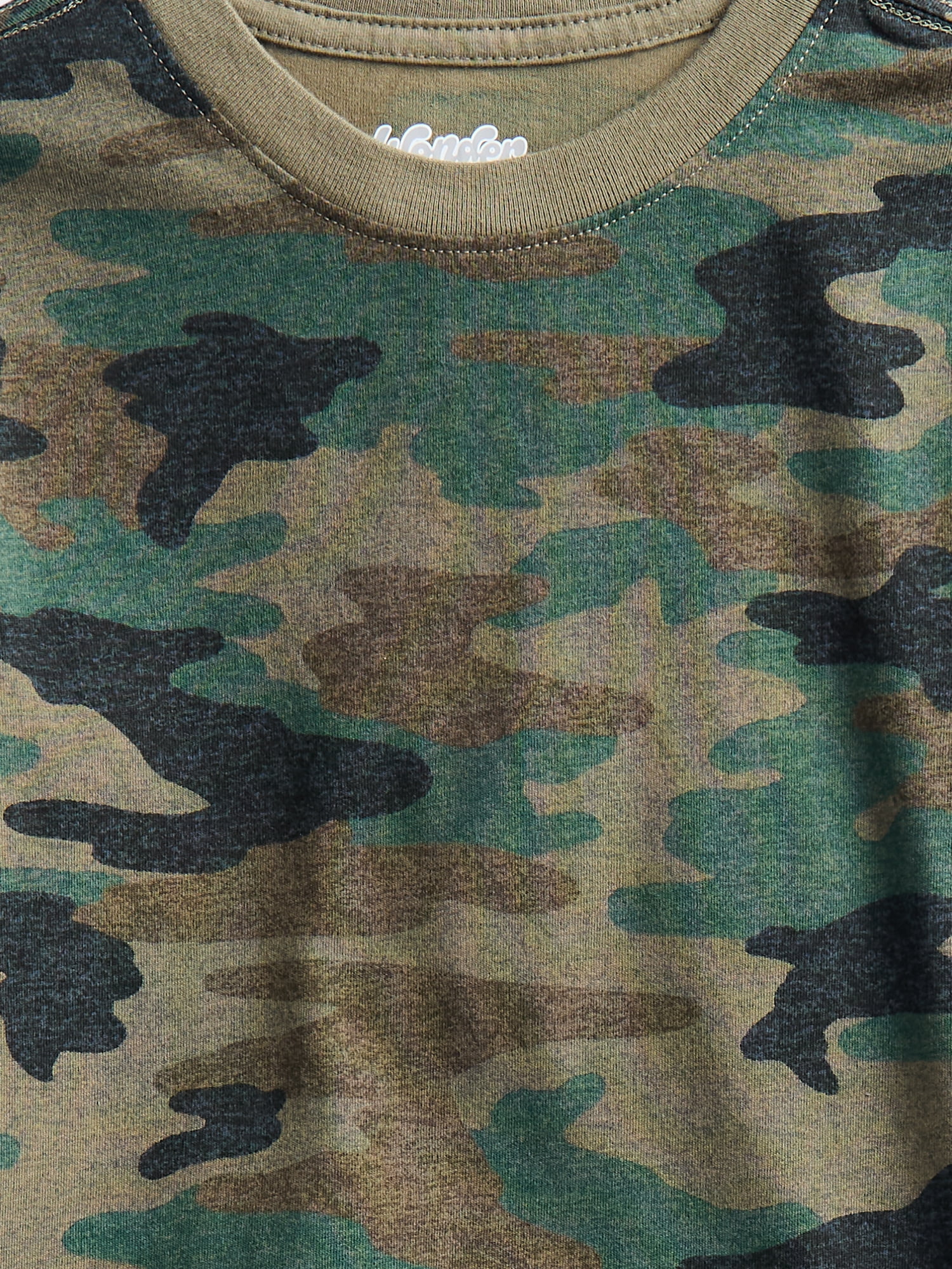 Wonder Nation Boys Printed Tee with Long Sleeves, Sizes 4-18