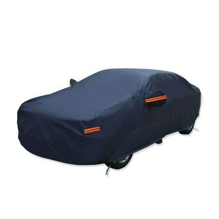 Ford Taurus Car Cover PEVA Universal Fit Hatchback Car Cover - Resistant UV,Snow,Waterproof fits 2015-2019 FORD MUSTANG ()