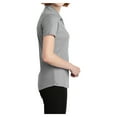 thumbnail image 3 of Yellow Rooster Women's EZPerformance Pique Polo T-Shirt Gusty Grey M, 3 of 6