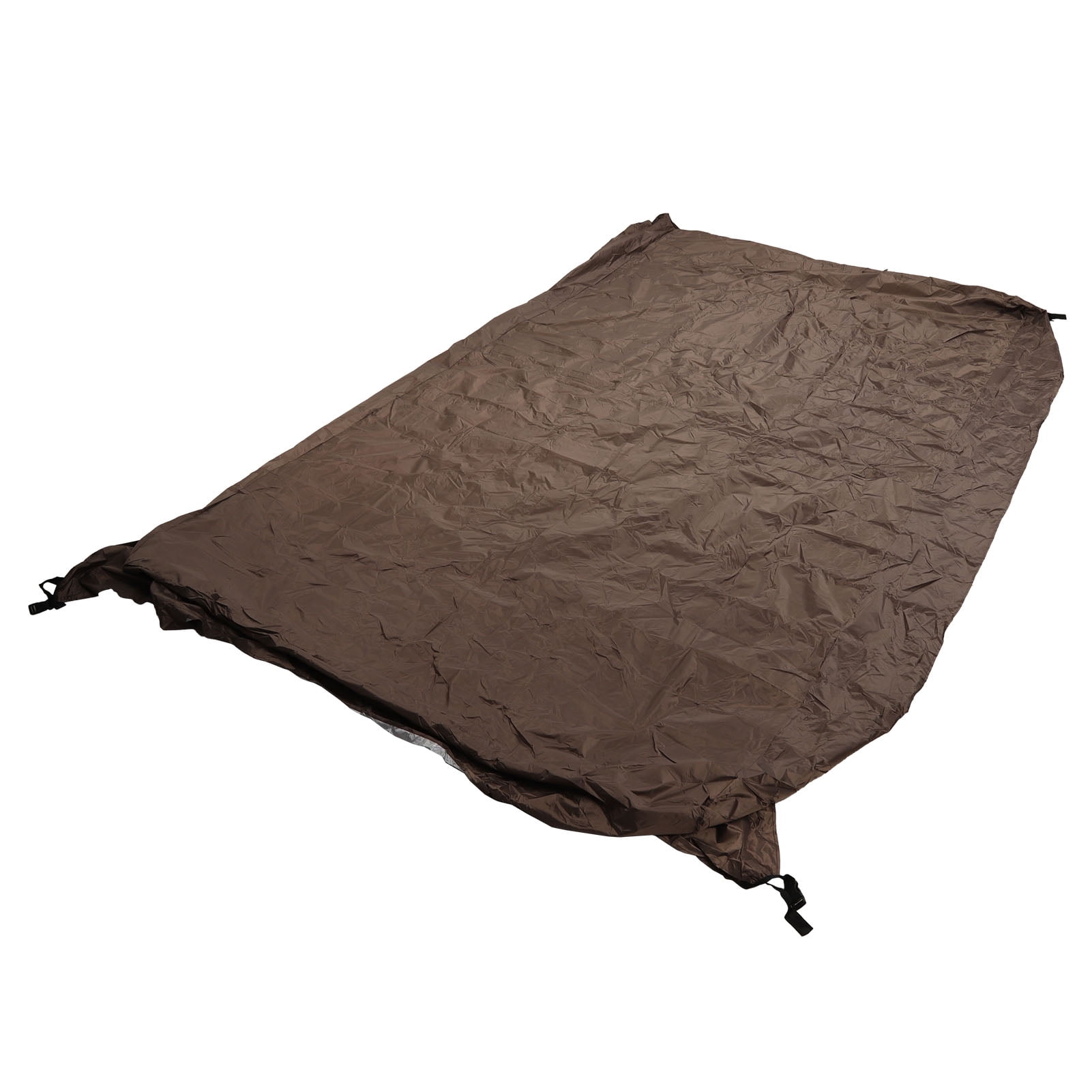 Rupoun Professional Brown Ping Pong Table Cover, 110x60x28.7 Inches / 280x153x73 cm Outdoor Waterproof Dustproof Table Tennis Protective Cover with Silver Coating