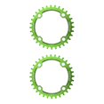 thumbnail image 2 of Soidarity Juego de bielas, disco de dientes, piñón estrecho redondo, bicicletas de montaña, juego de cadenas de aluminio de precisión, piezas de verde y 38T 2piezas Soidarity  CBP110568, 2 of 5