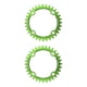 thumbnail image 2 of Soidarity Juego de bielas, disco de dientes, piñón estrecho redondo, bicicletas de montaña, juego de cadenas de aluminio de precisión, piezas de verde y 38T 2piezas Soidarity  CBP110568, 2 of 5