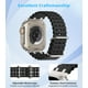 thumbnail image 4 of Correa de reloj MoKo Ocean Band compatible con Apple Watch Ultra 2, 4 of 9