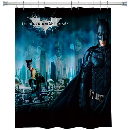 Dark Knight Batman Catwoman Joker, Justice League Shower Curtain Hooks