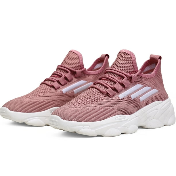 Tenis Mujer, Zapatos Mujer Deportivos, Zapatos de Malla Transpirable para Mujer, Zapatillas de Deporte Casuales de Moda para Entrenamiento Caminar Correr Gimnasio