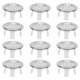 thumbnail image 1 of Luxshiny 12Ud Tapón Decorativo De Desbordamiento Para Lavabo En Inoxidable Color Plateado, 1 of 8
