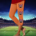 thumbnail image 1 of WILLBEST Leggings de Yoga Con Estampado de Rugby Para Mujer, Informales, de Cintura Alta, Para Entrenamiento, Capri, Elásticos, Suaves y Cómodos, Para Correr, Gimnasio y Fitness. Extra Grande, 1 of 3