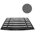 thumbnail image 2 of Ikon Motorsports Compatible with 05-14 Ford Mustang IKON Style Rear Window Louver Sun Shade Cover Windshield Vent Carbon Fiber Print 2005 2006 2007 2008 2009 2010 2011 2012 2013 2014, 2 of 7