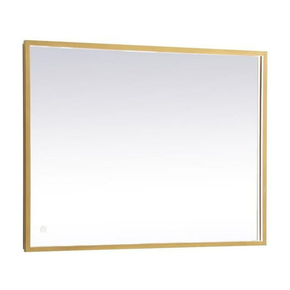 Elegant Decor Pier 27x36 inch LED mirror with adjustable color temperature