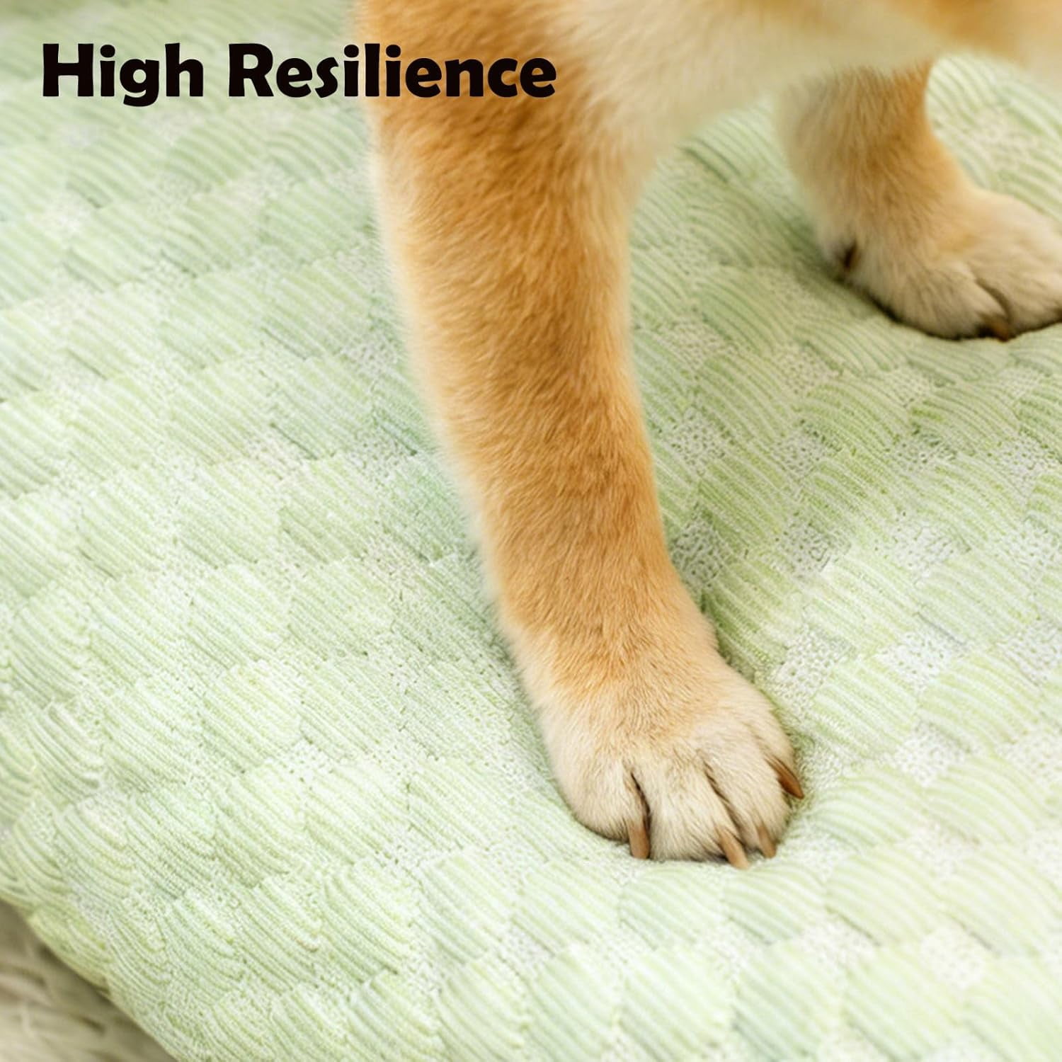 Dog Cooling Sofa Bed, Orthopedic Bolster Dog Sofa Bed, Breathable Sleeping Couch Pet Bed, Waterproof Lining and Nonskid Bottom, for Large Small Dogs & Cats (Blue, XL-35.43 * 21.65 * 9.84 in)