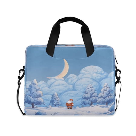 Laptop Bag Laptop Briefcase 15.7 x 3 x 11.8 Inches Laptop Bag Briefcases Laptop Storage Travel Laptop Bag Work Laptop Bag Christmas Forest