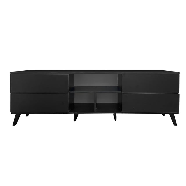 Centro de Entretenimiento Nordik Home 4 cajones - negro Hogare