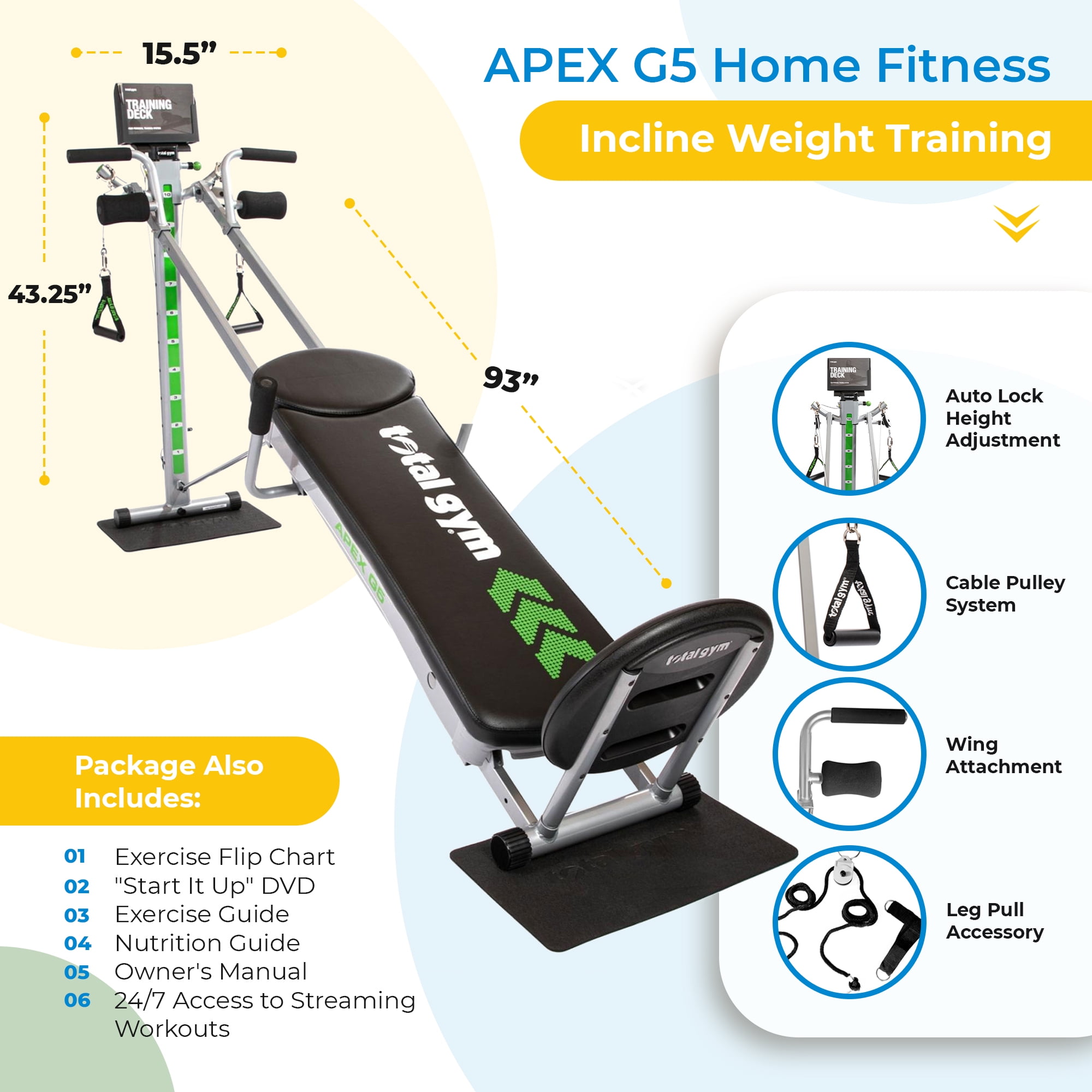 Joysong Compact Rowing Machine Kickstarter Gym Apex Ab Bench Apex