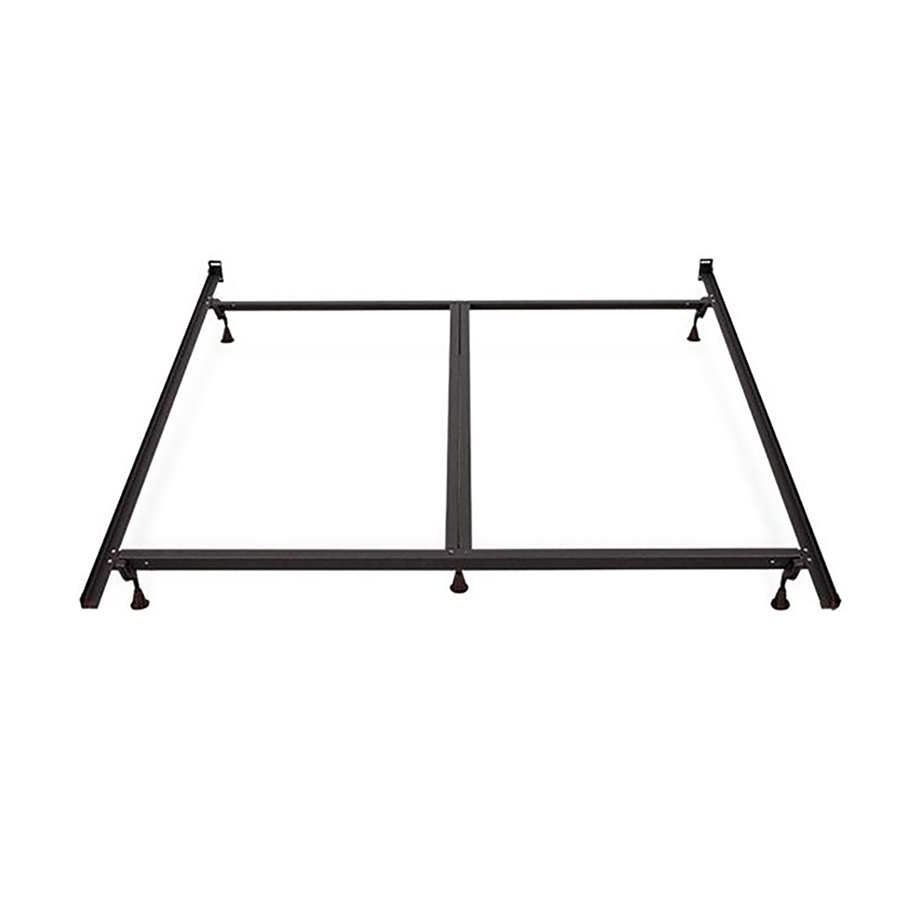 Bed Frame Medium Finish Bed Claw Heavy-Duty Hook-On 82 x 6 Replacement Queen/King Wood Bed Side Rails