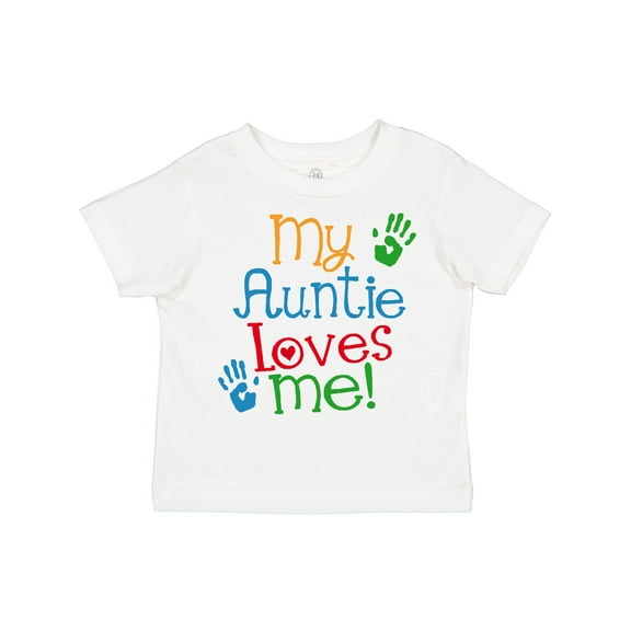 Inktastic My Auntie Loves Me Nephew Boys or Girls Toddler T-Shirt