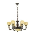 thumbnail image 1 of Candelabro de casa de muñecas Sunnimix Candelabro de 6 brazos para casa de muñecas 1/12 bronce, 1 of 8