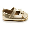 thumbnail image 4 of Old Soles Toddlers Chique Baby Slip-On Shoes, Gold,19 EU (3 US) M US, 4 of 7