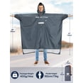 thumbnail image 2 of Poncho de lluvia ANYOO con capucha, impermeable y ligero para adultos, 2 of 7