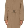 thumbnail image 2 of Adam Baker Men's AB901152 Single-Breasted Belted Trench Coat, Classic All Year Round Raincoat - Khaki - 56R, 2 of 3