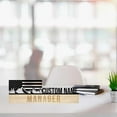 thumbnail image 2 of Handmadetneonsign Manager Metal Nameplate, Manager Desk Nameplate, Manager Desk Name Plate Decor, 2 of 5