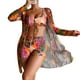 thumbnail image 1 of MKLEKYY Trajes De Baño Completo Mujer Women'S Gorgeous Court Style Printing 3D Swimsuit Beach Skirt Two Piece Set, 1 of 6