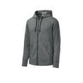thumbnail image 3 of Sport-Tek PosiCharge Tri-Blend Wicking Fleece Full-Zip Hooded Jacket ST293, 3 of 4