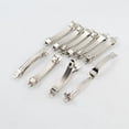 thumbnail image 4 of 10Pcs Silver French Barrettes Hair Clips for DIY Bows Craft Assorted Sizes 6cm, 4 of 6