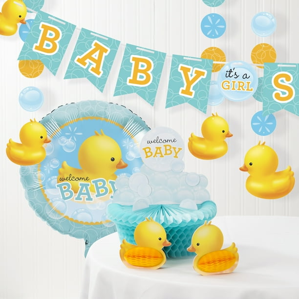 Bubble Bath Rubber Duck Baby Shower Decorations Kit Walmart Com Walmart Com