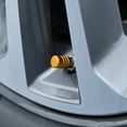 thumbnail image 3 of 4x Aluminum Air Pressure Valve Cap Tire Wheel Rims Stem Valve Cap Tyre Cover Car, 3 of 8
