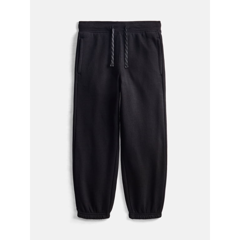 Wonder Nation Little Boys Fleece Joggers, Sizes 4-10 photo 1