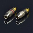 thumbnail image 2 of Speaker Cables to RCA Plugs Adapter, 2-Channel (1 Foot), 2 of 5