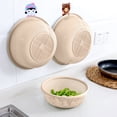 thumbnail image 4 of Juego de 3 cestas redondas de plástico para lavar frutas y verduras con diseño hueco para drenar y almacenar, antideslizantes y apilables para ahorrar espacio, ideales para encimeras de, 4 of 6
