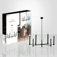 thumbnail image 3 of Xtricity - 7-Light Pendant, 38'' Width, From the Toscana Collection, Black, 3 of 3