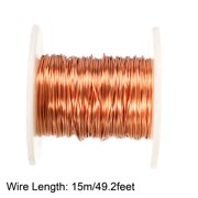 0.55mm Dia Magnet Wire Enameled Copper Wire Winding Coil 49.2 Length