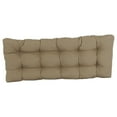 thumbnail image 2 of 51-inch by 19-inch Tufted Solid Twill Bench Cushion Tan-Color, 2 of 2
