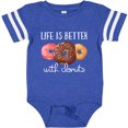 thumbnail image 3 of Inktastic Life is Better with Donuts Boys or Girls Baby Bodysuit, 3 of 5