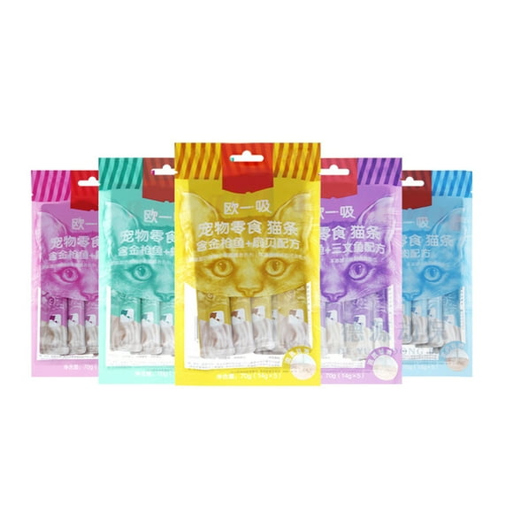Golosinas húmedas ANGGREK para gatos 5x14g Minerales Multivitaminas