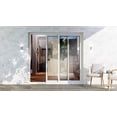 thumbnail image 5 of Patio Exterior Metal-Plastic Sliding Doors / Patio 8166 White Silk 64" x 80" Right active door / Tempered Clear Glass Bypass Door, 5 of 7
