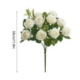 thumbnail image 2 of Ramo De Flores Realista Para El Hogar Arreglos Florales Artificiales A Tamaño Real Para El Salón Bodas Y, 2 of 5