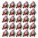 thumbnail image 1 of 50 broches navideños con luces LED: pines de solapa de Papá Noel con luces LED, adornos para bolsos, pines esmaltados con purpurina y dibujos animados., 1 of 4