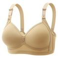 thumbnail image 1 of XZNGL Womans Embroidered Glossy Comfortable Breathable Bra Underwear No Rims, 1 of 1