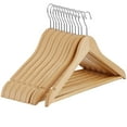 thumbnail image 2 of ZENY Wooden Clothes Hangers 50 Count (Natural), 2 of 6