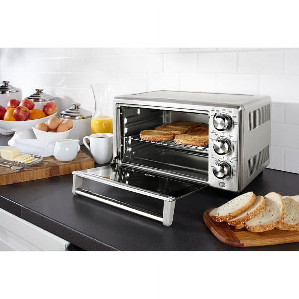 Oster 6-Slice Countertop Turbo Convection Toaster Oven, Stainless