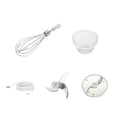 thumbnail image 4 of Cortador De Comida Máquina de cocina de mano USB Cortador de ajo inalámbrico Chopper Herramienta de cocina (Verde) Ndcxsfigh Libre de BPA, 4 of 8