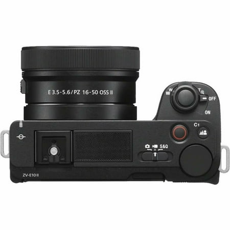 Sony - Alpha ZVE10 II: APS-C Content Creators’ Camera Kit - Black