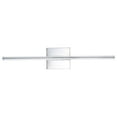 thumbnail image 2 of JONATHAN Y Makena 28" Modern Minimalist Dimmable Integrated LED Metal Wall Sconce, Chrome, 2 of 6