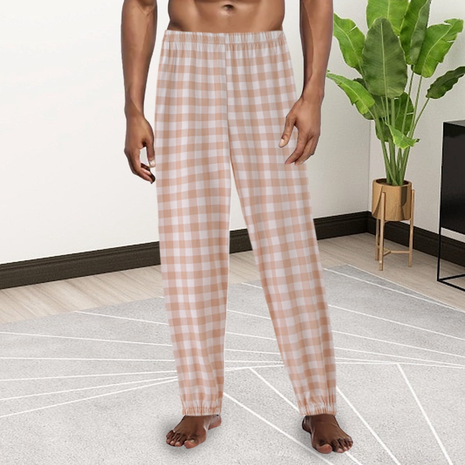 JHLZHS Khaki Dress Pants for Men Slim Fit Mens Plush Pajamas Thickened Pants Oversized Loose Fitting Home Pants Grey Sweatpants Men Baggy Open Leg