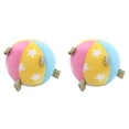 thumbnail image 1 of YWIYIUD 2PCS 5.91x5.91 Inch Cute Volleyball Stuffed Sensory Toys with Sounds and Songs Soft and Colorful Interactive Toys Birthday Gift for Teens Moving and Learning, 1 of 8